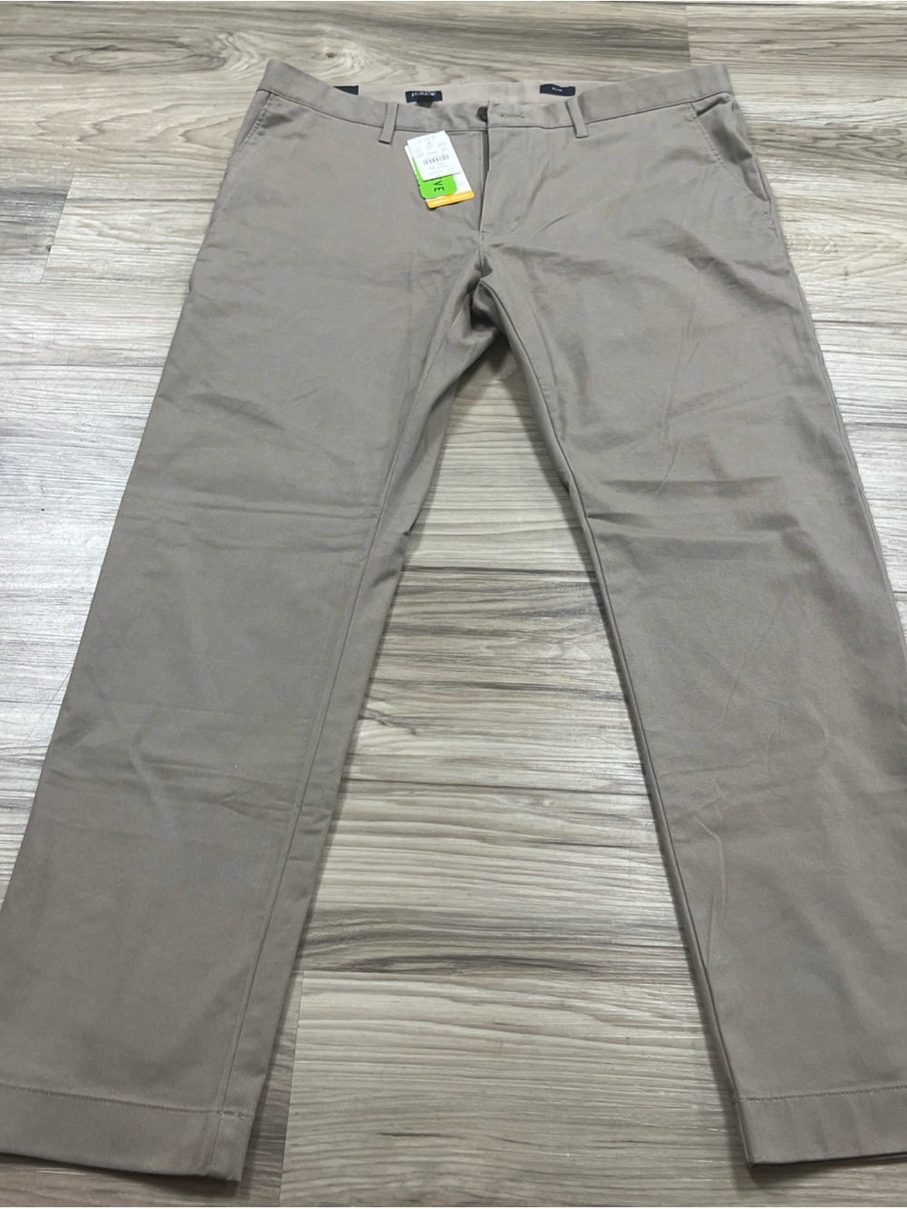 J.Crew Flex Slim Fit Chino Pants TruTemp 365 Mens 36x30 BZ109 NWT $118